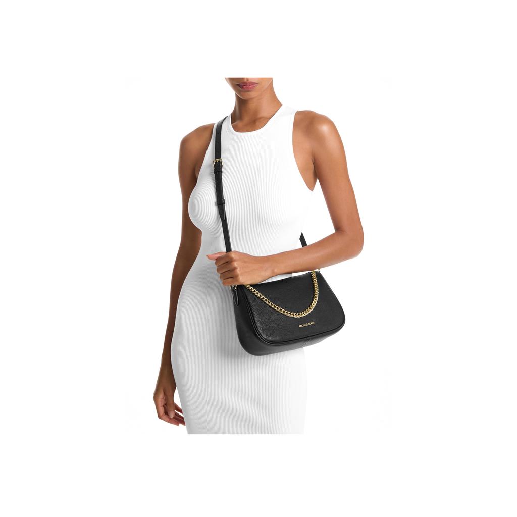 Michael Kors MK Carmela Фурнитура Аксессуары Кожаная Цепь Сумка через плечо Crossbody Женские сумки 35F4G1QC6L