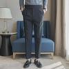 "Men's High-Waisted Naples Suit Trousers: Versatile, Fashionable Business Casual, British Style, Handsome Fit"