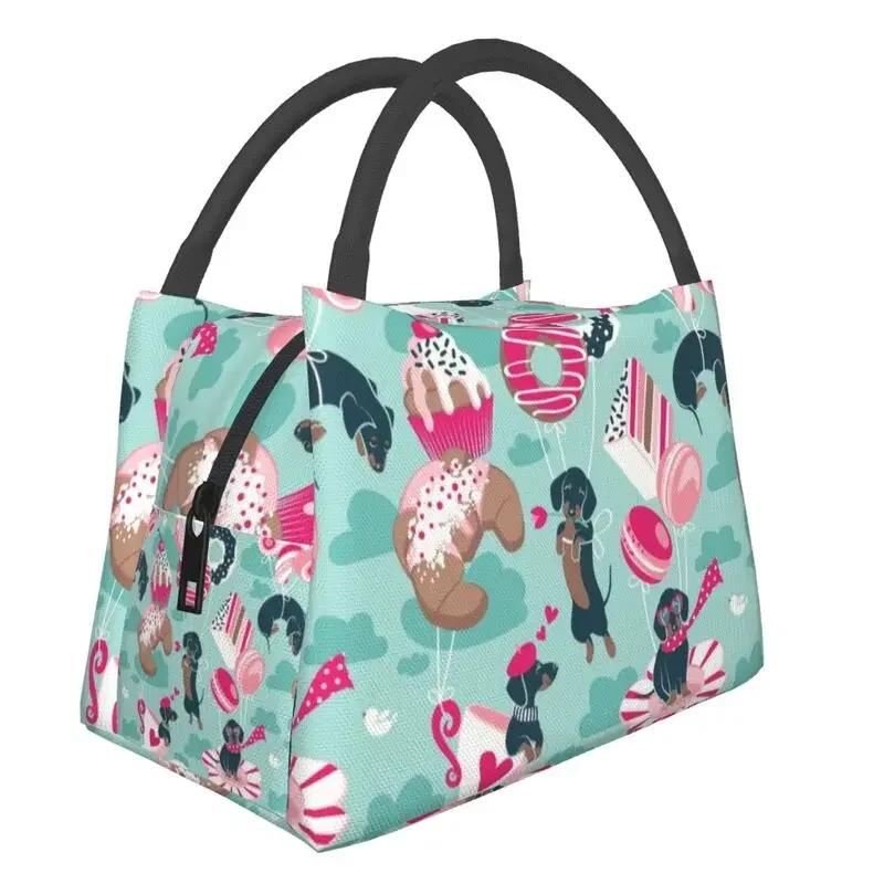 Такса Утепленные сумки для обеда для работы в офисе Барсук Сосиска Винер Собака Многоразовый охладитель Термобокс для обеда для женщин