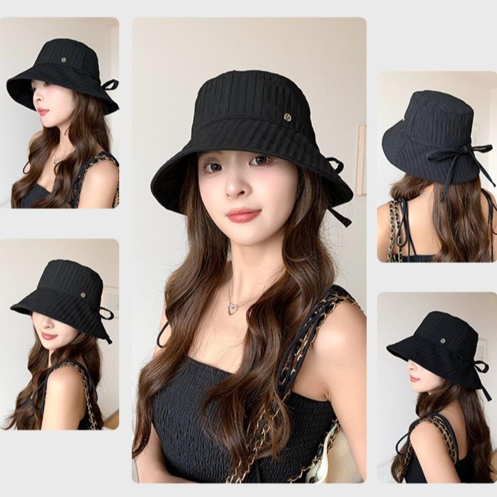 Adjustable Bucket Hat Anti-Sun Beach Hat New Fisherman Hat Summer