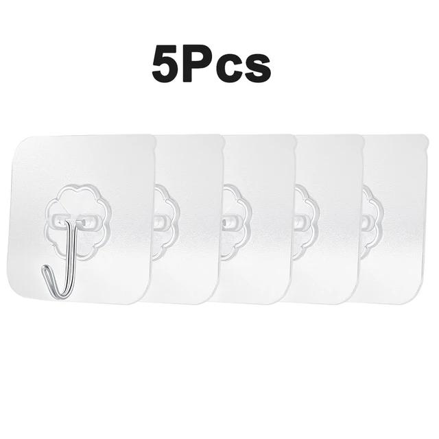 Новые 1/5/10/15 пар двухсторонних самоклеящихся настенных крючков, настенная вешалка, прозрачный присоска, крючок на присоске, двухсторонний, многоцелевой