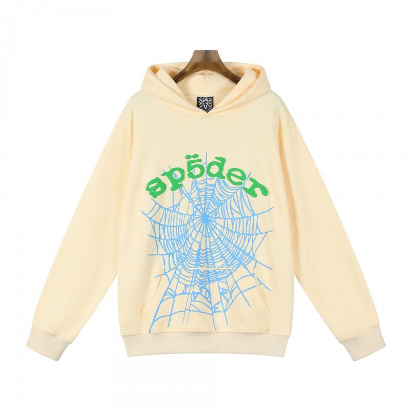 Unisex Oversized Hoodie With Web Print Graphic Design Heavyweight Cotton Sweatshirt Streetwear Hip Hop Style