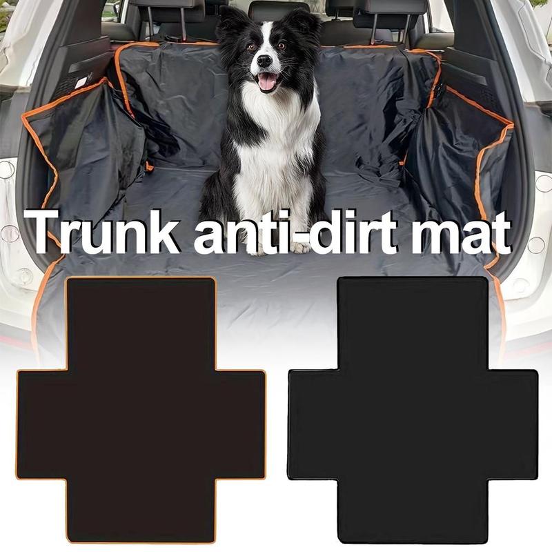 Polyester Auto Trunk Mat for Pets - Non-Slip, Scratch-Resistant, Easy-Clean Mat for SUVs and Cars, Pet Safety Mat Q9H6