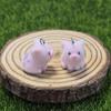 2 шт. Кавайные мини-подвески-свинки с флоком 3D-подвеска-поросенок Для изготовления украшений своими руками Подвеска-животное с флоком Для сумки Брелока Серьги Аксессуар