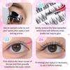 Stylish False Eyelashes Inspired Design Comic Fluffy Clustered Slender Self-Adhesive Segmented Lashes Perfect For Everyday