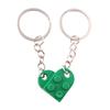 Keychain for Couples Friendship Matching Heart Colorful Keychain Set for Girlfriend Boyfriend