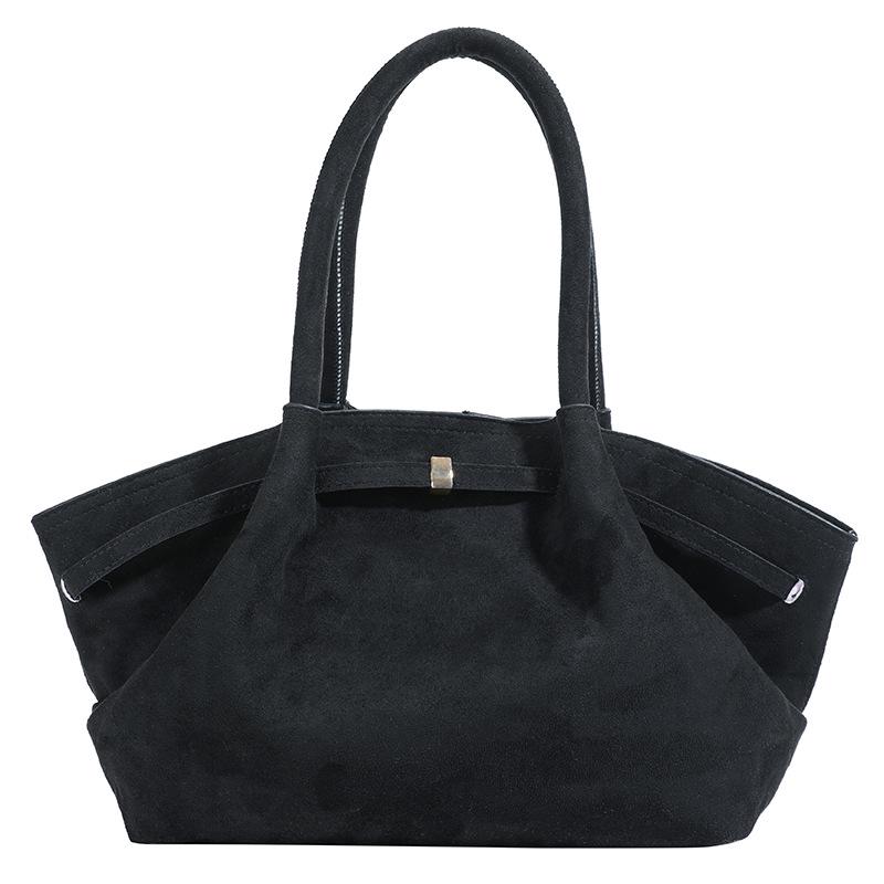 2025 Женская ретро матовая сумка-тоут: Высококлассная, простая, одноплечевая сумка