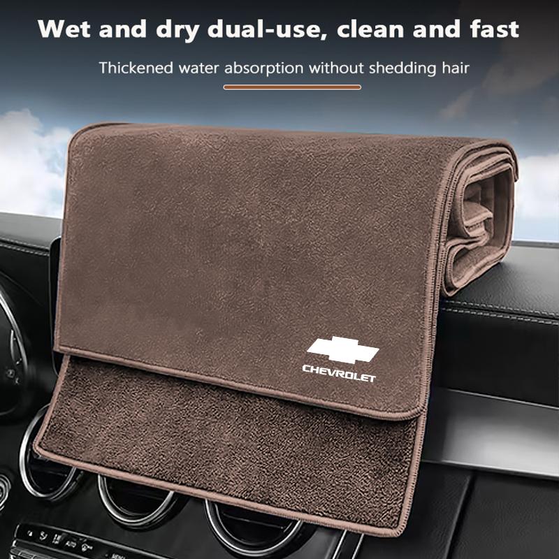Car Interiors Drying Towel Coral Velvet Super Absorbent Cleaning Cloth For Chevrolet Spark Captiva Cruze Tracker Epica Nubira SS