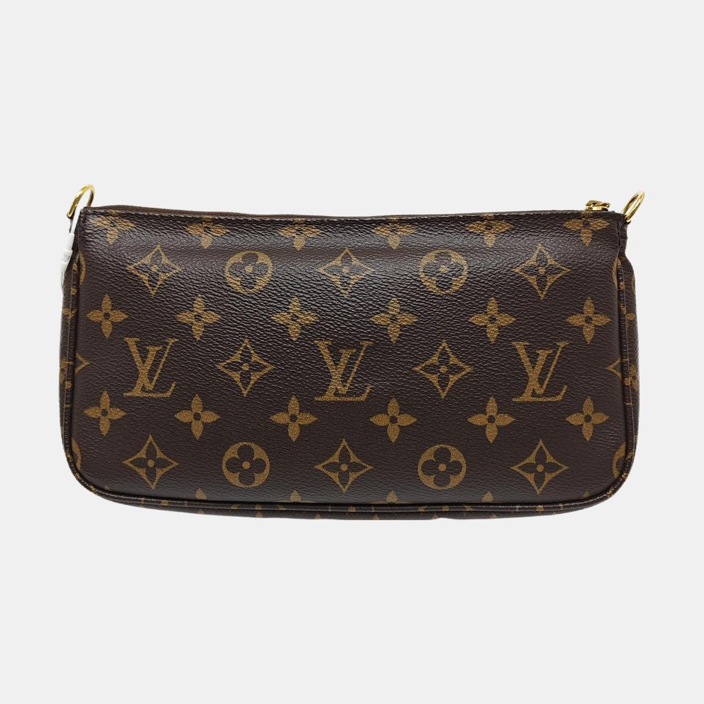 [Б/У] Multi Pochette Accessoires Сумка-комбинация «Пять в одном» на цепочке Monogram Из покрытого канваса Кожаная сумка Маджонг Под мышкой Ручная - Очень хорошее состояние #1GED4F6