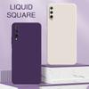 Square Liquid Phone Case for Huawei Y6 Y7 Y7a Y8p Y9 Y9s Pro Prime 2019 Soft Silicone 360 Protective Shockproof Covers