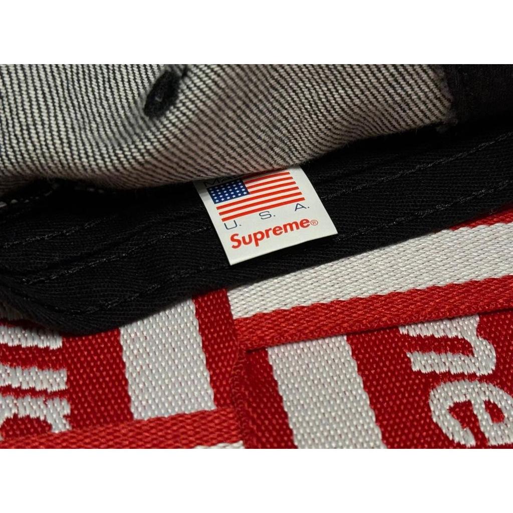 Б/у джинсовая кепка-карго Supreme Черный Box Logo
