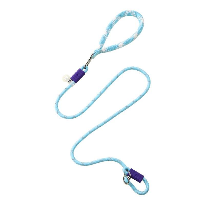 Reflective Dog Leash With Ergonomic Handle - Non-Expandable Nylon Lead Small Medium Large Dogs