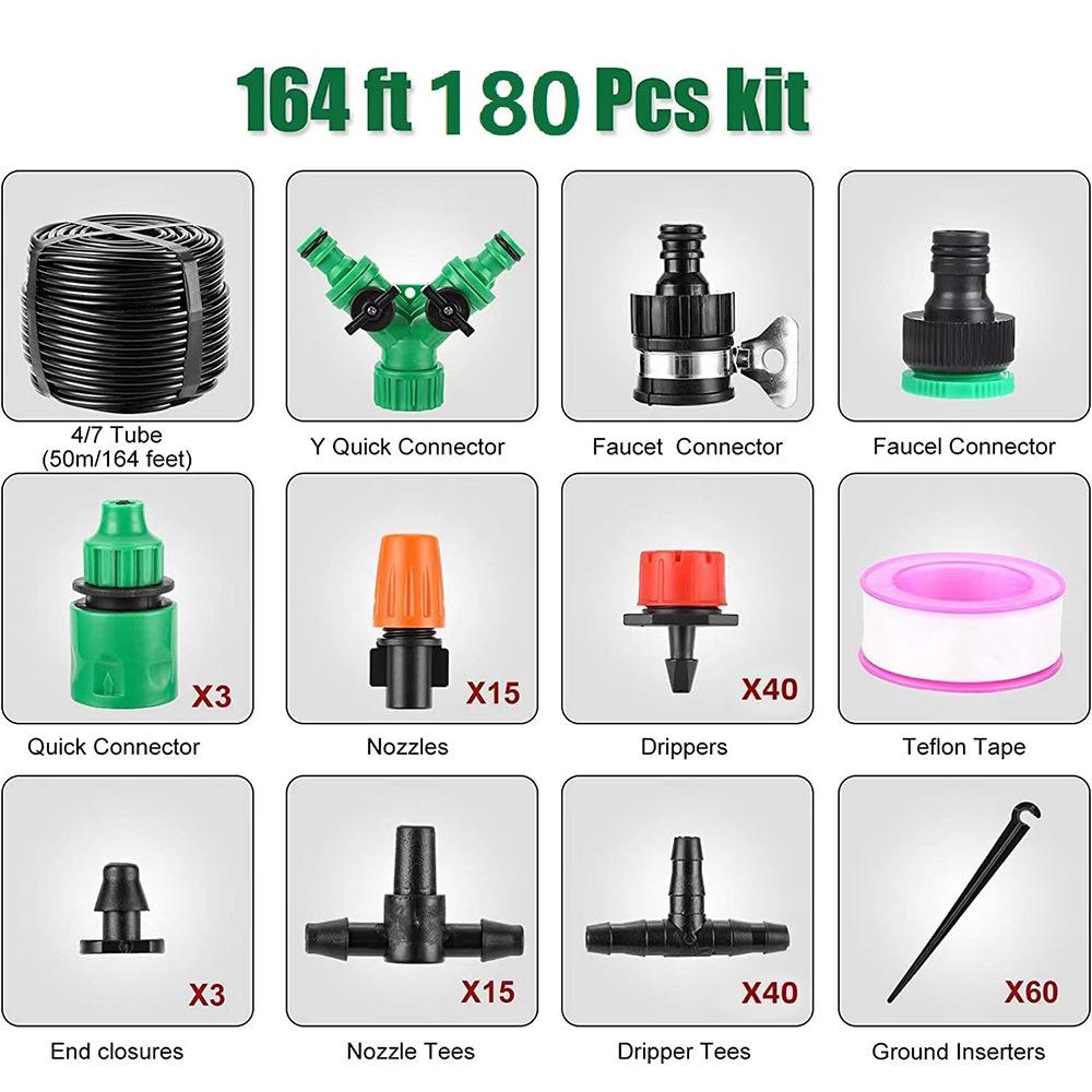 Регулируемый садовый дождеватель и система капельного полива