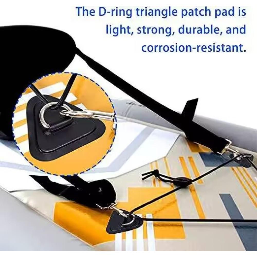 Кольцо D из нержавеющей стали/нашивка с клеем для надувной лодки из ПВХ, плота, лодки, каноэ, каяка, доски для серфинга, SUP, привязки