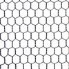 DAIDOHANT (Wire Mesh) Vinyl Tortoiseshell Wire Mesh, Black, Wire Diameter D #20 (0.85mm) X Mesh Size a 16mm / Width W 450mm X Length L 1m, 1 Roll, 101
