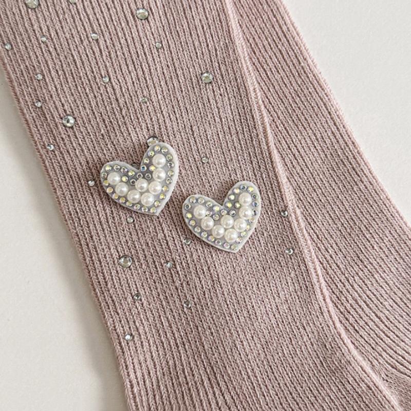 Sparkling Kids Girls Tights White Sheer Pantyhose Spring Fall Thin Dressy Leggings with Rhinestones Dressy Outwear Party Tights