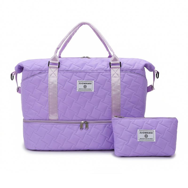 Large Capacity Travel Bag Women's Short-distance Outgoing Luggage Bag Storage Bag Dry And Wet Separate Sports Fitness Handbag