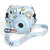 1 Набор Для Instax Mini 12 Прозрачная Сумка для Камеры Дорожная Сумка на Плечо с Милыми Наклейками Прозрачный Ремешок-Шнурок для Камеры Наклейки