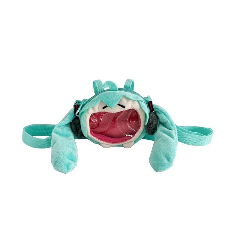 Плюшевый рюкзак Хатсунэ Мику с регулируемыми лямками для повседневного использования и мероприятий Comic Con