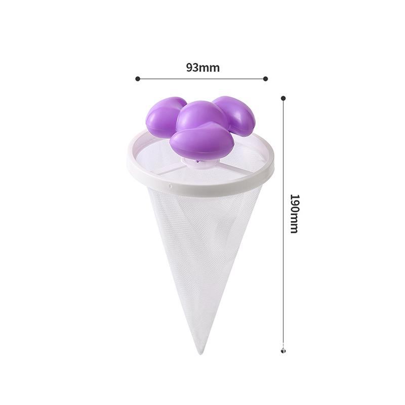 Reusable Washing Machine Hair Filter Floating Hair Filtering Pet Fur Hair Removal Catcher Mesh Dirty Collection Cleaning Balls