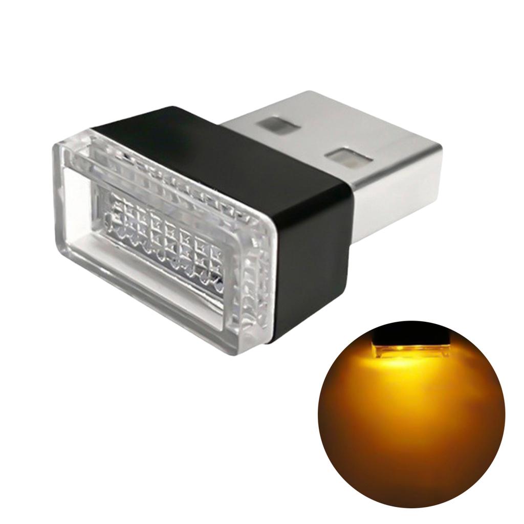 Yousheng Car Atmosphere Lights USB LED Ambient Lighting Plug-in USB Decor Night Light Universal Auto Interior Accessories