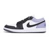 Air Jordan 1 Низкие винтажные баскетбольные кроссовки с защитой от скольжения и истирания Мужские Фиолетово-Черно-Белые 553558-145(Команда-)