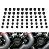 60PCS Motorcycle Engine Bolt Cap Screw Covers For Harley M8 Touring Electra Glide FLHX FLHR 2017-Up Softail Fat Boy FLHC 2018-Up