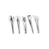 5 Piece Steel Serving Tongs Set