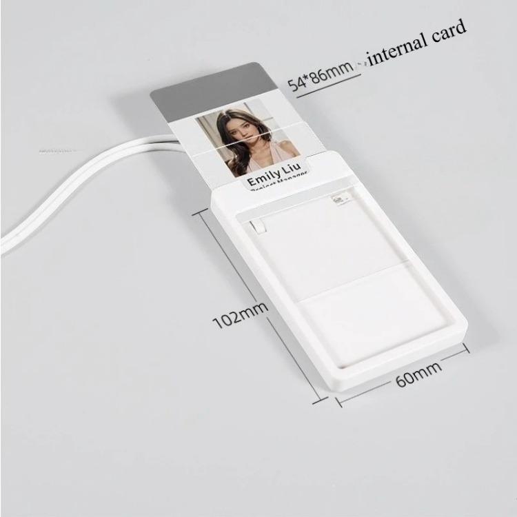 Выдвижной держатель для бейджа Силиконовый шнурок Держатель для карт Роскошные держатели для именных бирок Круглая веревка Чехол для удостоверения сотрудника Аксессуары для медсестер