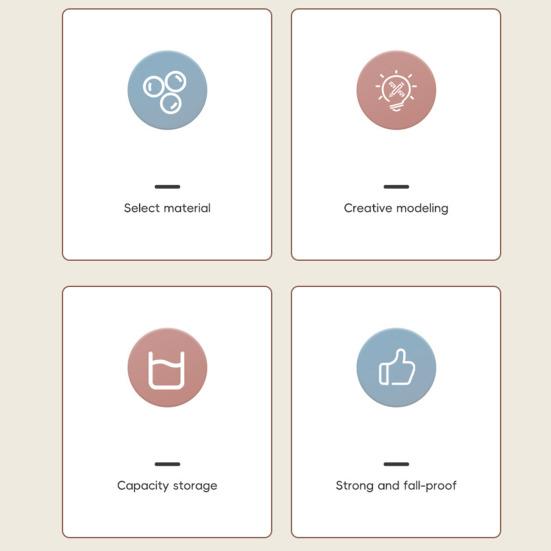 Настольный держатель для ручек, мультяшный стаканчик для хранения карандашей, многофункциональный органайзер для кистей для макияжа для домашнего офиса, школы, класса