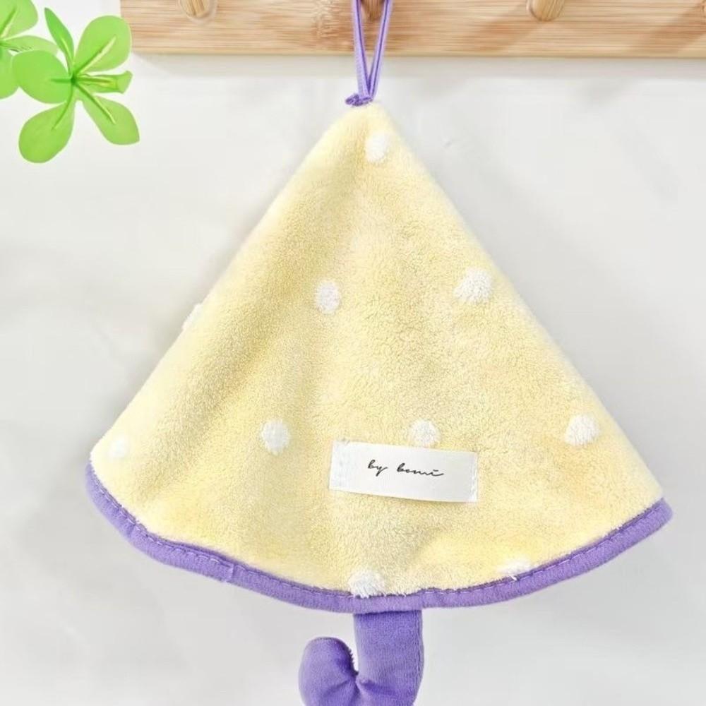2PCS/SET Quick-drying Mini Umbrella-shaped Towel Super Absorbent Handkerchief Towel Kids Use