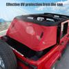 Car Rear Trunk Sunshade Mesh Sunscreen Cover for Jeep Wrangler JK 4-Door Version Exterior Accessories, UV Protection