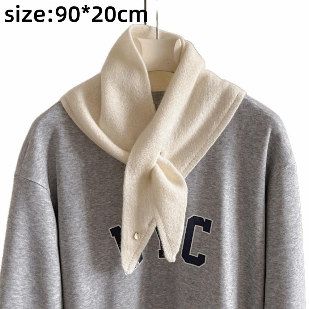 Versatile Wrap Shawl Solid Color Small Scarf Gifts Triangle Scarf Women