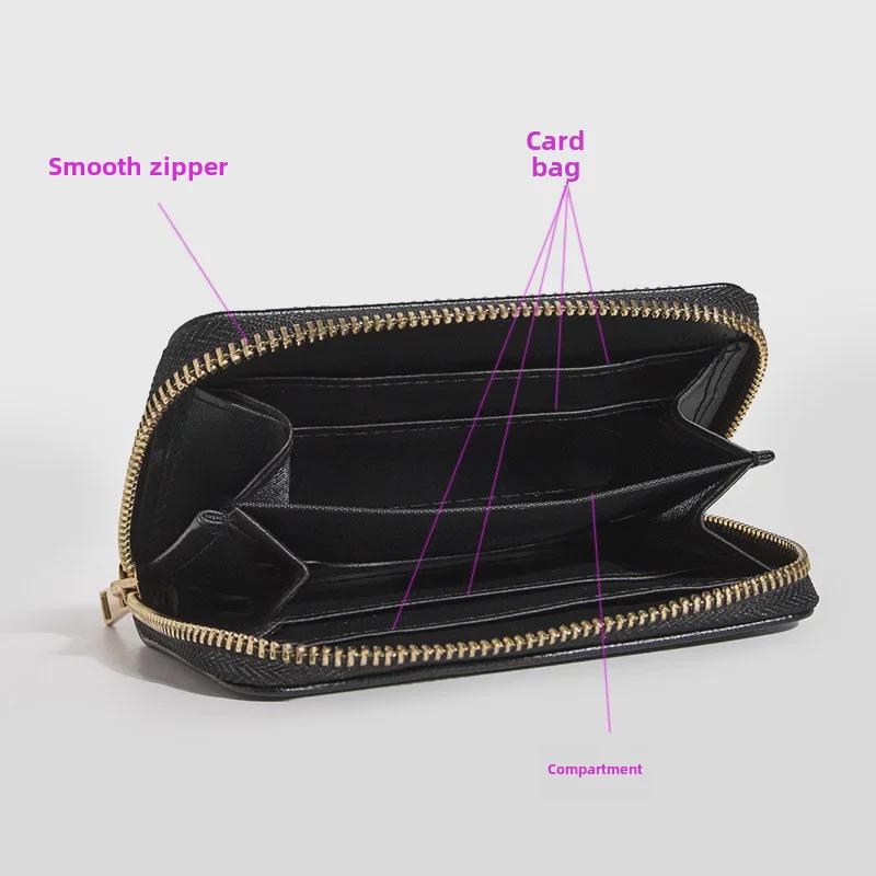 Визитница и кошелек для монет из искусственной кожи в богемном стиле с застежкой-молнией и узором в виде бабочек и цветов