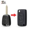Для Peugeot 206 306 307 107 207 407 Для Citroen C1 C2 C3 Saxo Berlingo Xsara Picasso Модифицированный складной корпус для ключа с пультом