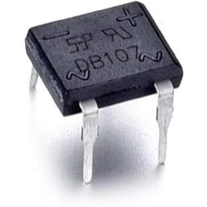 10PCS DB107 DB107G DIP-4 1A 1000V Single Phases Diode Rectifier Bridge