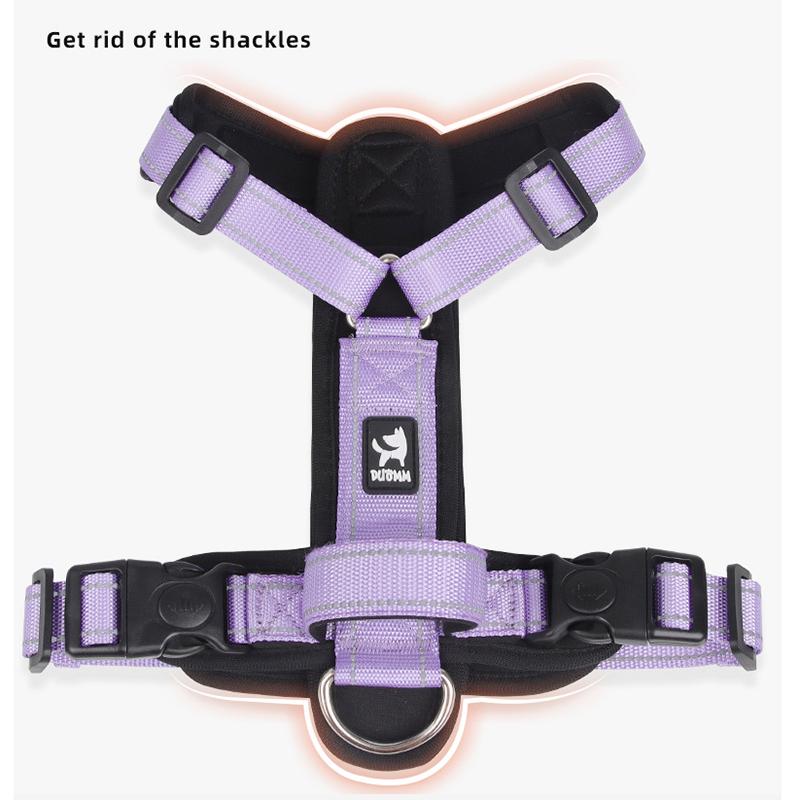 Новая шлейка для домашних собак, светоотражающая с ручкой, легко управляемая жилетка для собак, регулируемые нагрудные ремни для щенков для маленьких и средних собак