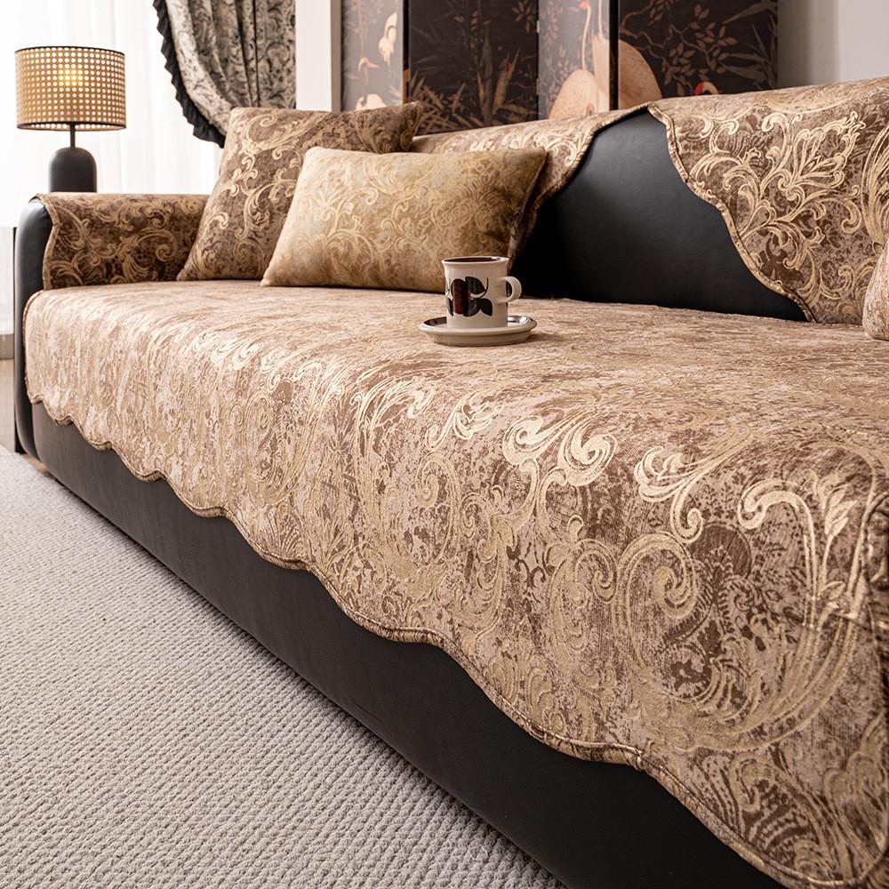 1pcs Durable Couch Cushion Fashion Anti-slip Towel Slipcovers for Living Room Four Season Universal Combination Sofa Cushion