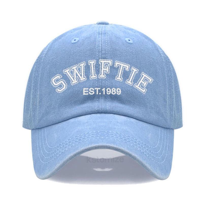 SWIFTIE 1989 Embroidery Baseball Cap for Men Women Unisex Washed Cotton Dad Hat Sun Hat Gift Fans Outdoor Sports Dropshipping