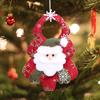 Подвески Санта Снеговик Рождественские украшения для елки Подвесная кукла Ручная работа Декор Поставщик Рождественские украшения для дома Детский подарок