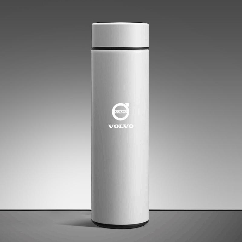 500ML Temperature Display Thermos Cup Stainless Steel Vacuum Insulated Cup For Volvo S40 S80L S60 S90 XC40 XC60 XC90 V40 V60 V90