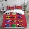 3D Geometry Dash Bedding Sets Comforter Quilt Bed Cover Duvet Cover Pillow Case 2-3 Pieces Sets Bedroom Decoration Home Textiles