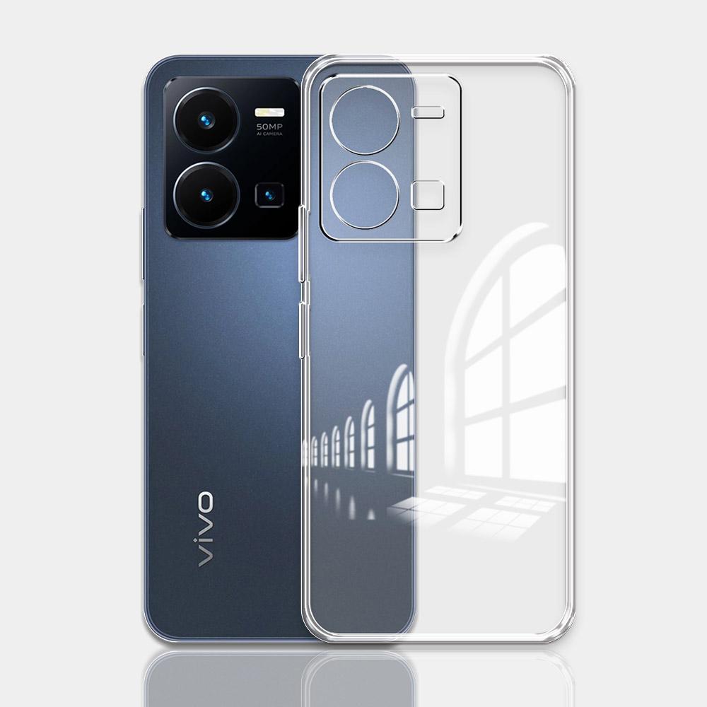 For Vivo Y35 4G 2022 Case Clear Silicone Soft Phone Case For Vivo Y35M 5G Clear Shockproof Cover for VivoY35 Y 35 M V2230A Coque