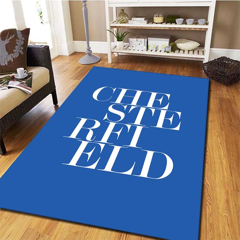 Chesterfield F.C Carpet Rug for Living Room Bedroom Home Sofa Decoration,Kids play Non-slip Floor Mat