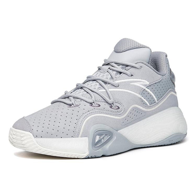 Anta A Flash Bubble 1.0 KT Thompson Низкие баскетбольные кроссовки для выступлений Мужские Серый 912121608S-10