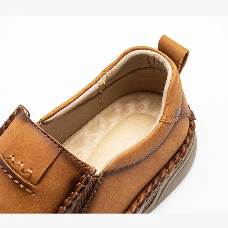 Новые мужские кожаные повседневные туфли, кожаные мокасины ручной работы, удобные мужские туфли, качественные мокасины на плоской подошве, мужские кроссовки