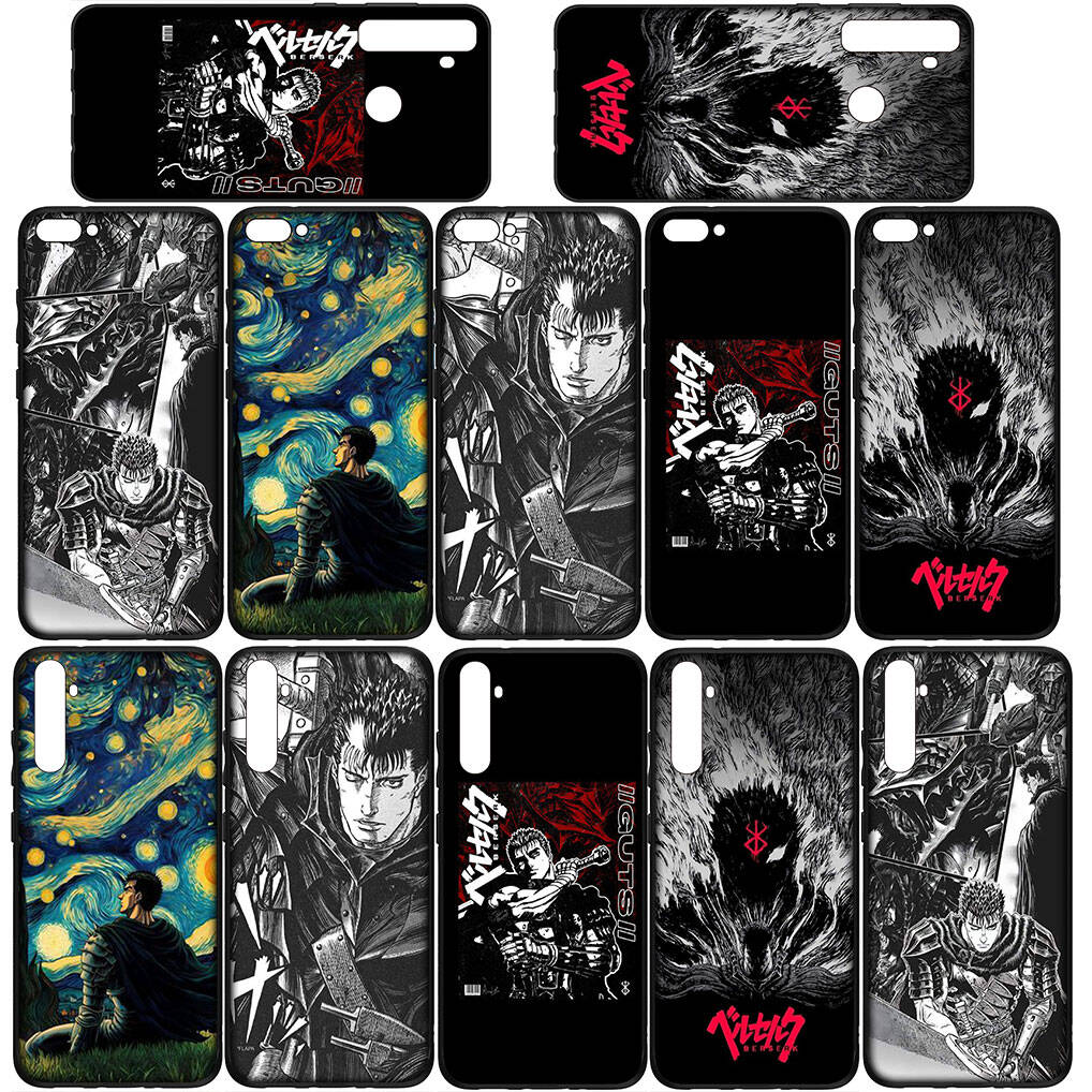 for iPhone 17 16 15 Xiaomi Poco F7 F8 X7 X6 F5 C85 C75 C71 M8 Redmi Note 14 13 12 11 Pro Max 14C 13C 15C A3 A4 Phone Case Berserk Guts Wallpaper Cover