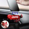 ABS Gravity Car Phone Holder Air Vent GPS Stand Accessories For Jeep Grand Cherokee Wrangler JK Gladiator Compass Renegade ALO1