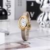 new women's watch Roman egg shaped belt, vintage waterproof quartz watch, fashionable casual lover gift