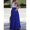 Spring and Autumn  Big Yards Solid Color OL Bustier High-waisted Half-body Skirt Pleated Long Skirt